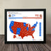 Donald Trump Wins Election Results Picture Frame HO82 65270