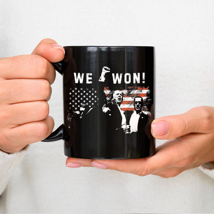 Trump We Won Inauguration 47 US President 2025 Election Mug HO82 65220