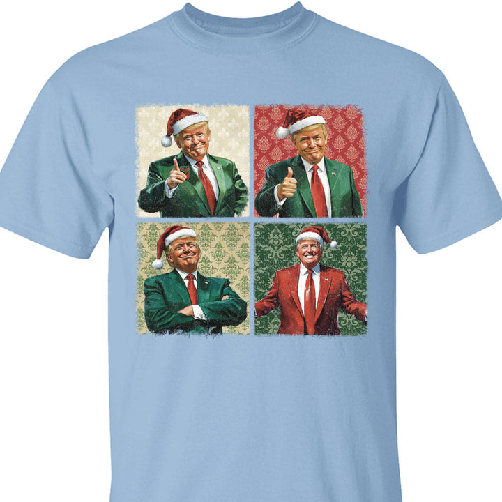 Boho Christmas Trump Sweatshirt, My President Merry Vibes Sweatshirt, Trump Supporters 2024 Ugly Sweatshirt T1680 - GOP