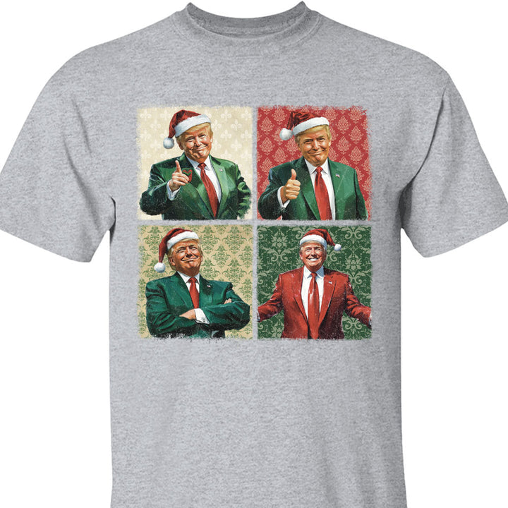 Boho Christmas Trump Sweatshirt, My President Merry Vibes Sweatshirt, Trump Supporters 2024 Ugly Sweatshirt T1680 - GOP