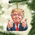 Make America Great Again, Christmas Trump Acrylic Ornament | Perfect for Car & Christmas Tree Decor C1553 - GOP