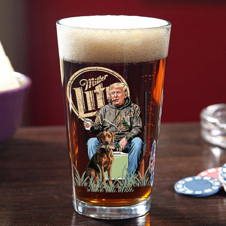 Miller Lite Trump Beer Glass TH10 64003