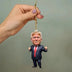 1pc Trump Cartoon Acrylic 2D Car Decor - Versatile Hanging Ornament for Rearview Mirror, Keychain, Phone Case & More 681644