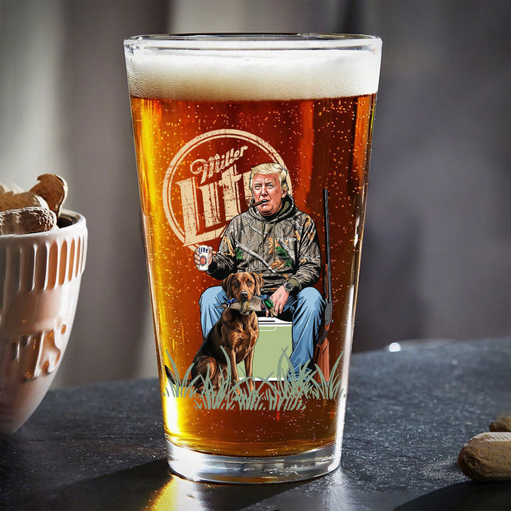 Miller Lite Trump Beer Glass TH10 64003