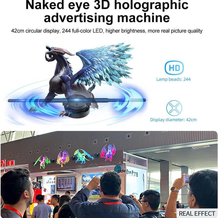 🎄3D Hologram LED Fan Projector- Free Shipping