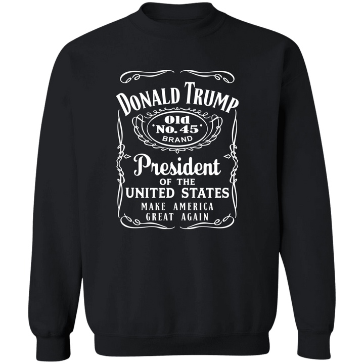 Donald Trump President Of United States Old No.45 Dark Shirt HO82 65282