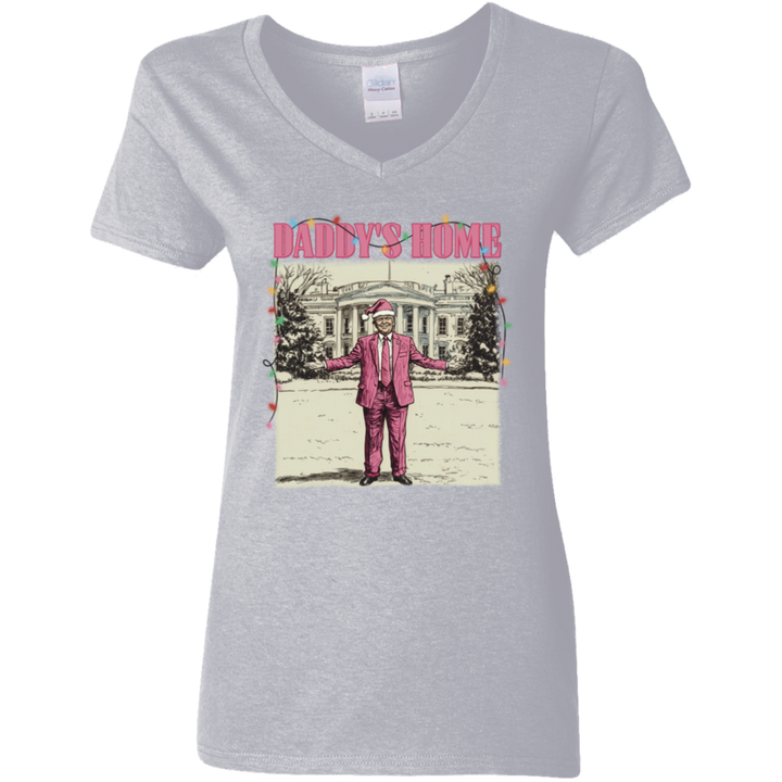 Daddy's Home White House Pink Trump Dark Shirt HA75 63744