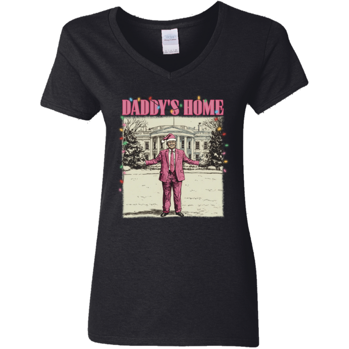 Daddy's Home White House Pink Trump Dark Shirt HA75 63744