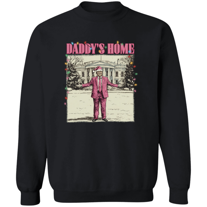 Daddy's Home White House Pink Trump Dark Shirt HA75 63744