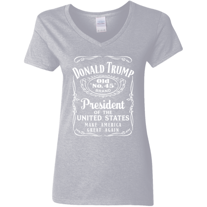 Donald Trump President Of United States Old No.45 Dark Shirt HO82 65282