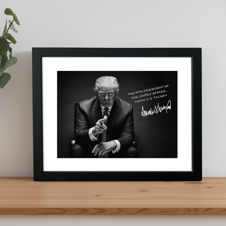 The 47th President Of The United States Donald J. Trump Picture Frame HA75 63680