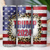 TRUMP 2024 USA Flag | Donald Trump Homage | Donald Trump Fan Skinny Tumbler C929 - GOP 62435