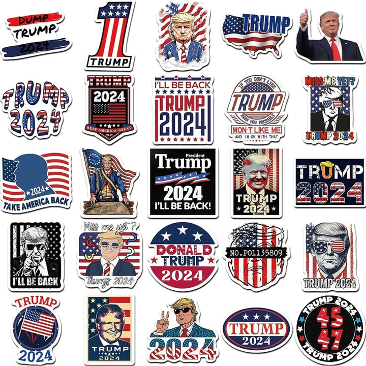 Trump 2024 Hat, Donald Trump Shoes Lace Tag, 50 Pack Trump 2024 Stickers, Trump Bobblehead 2024 Merchandise Donald Trump Sign, the Cult of President Trump MAGA Flag Shirt Socks