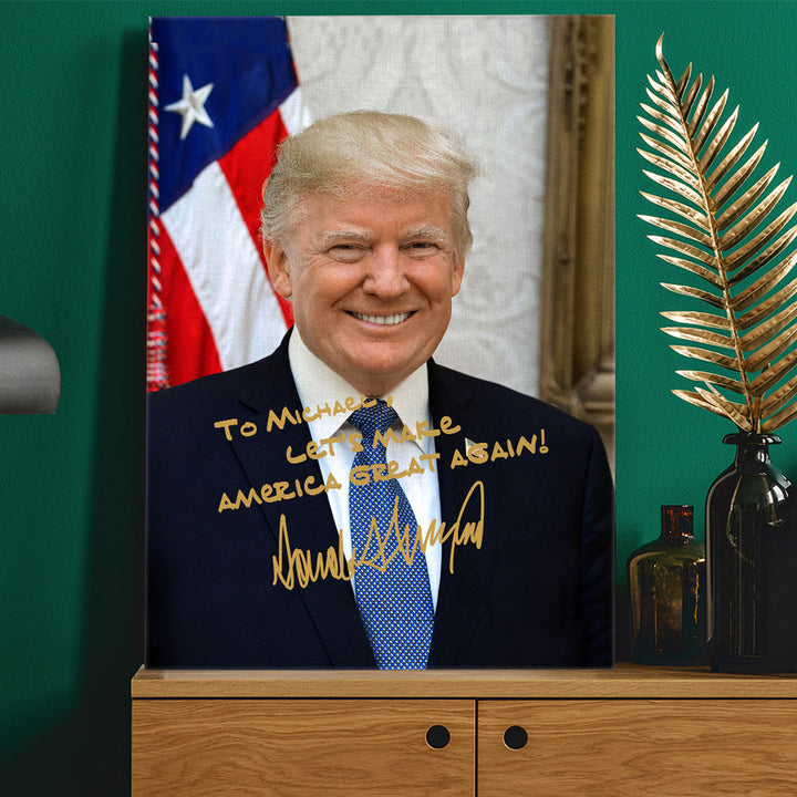 President Donald Trump Photo Picture Frame TH10 62957