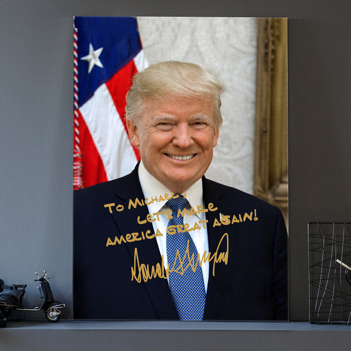 President Donald Trump Photo Picture Frame TH10 62957